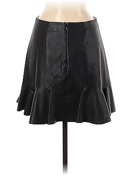 Rebecca Taylor Faux Leather Skirt (view 2)