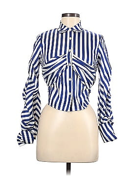 Jonathan Simkhai Long Sleeve Button-Down Shirt (view 1)