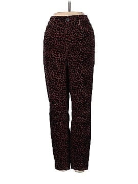 Ann Taylor LOFT Petite Leopard Print Skinny Corduroy Pants (view 1)