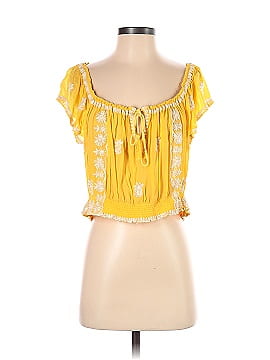 Free People Short Sleeve Blouse (view 1)