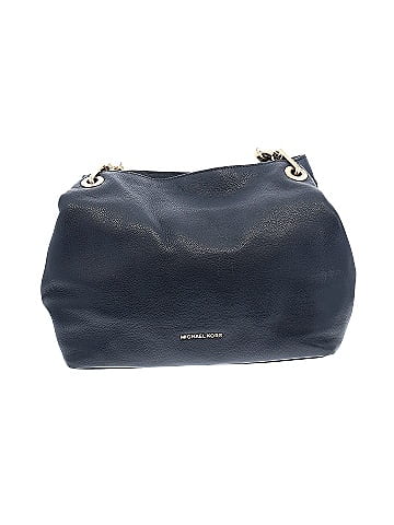 Michael Kors Graphic Solid Navy Blue Leighton Shoulder Bag One