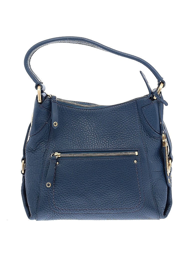 Cole Haan 100% Leather Blue Leather Shoulder Bag One Size - 68% off ...