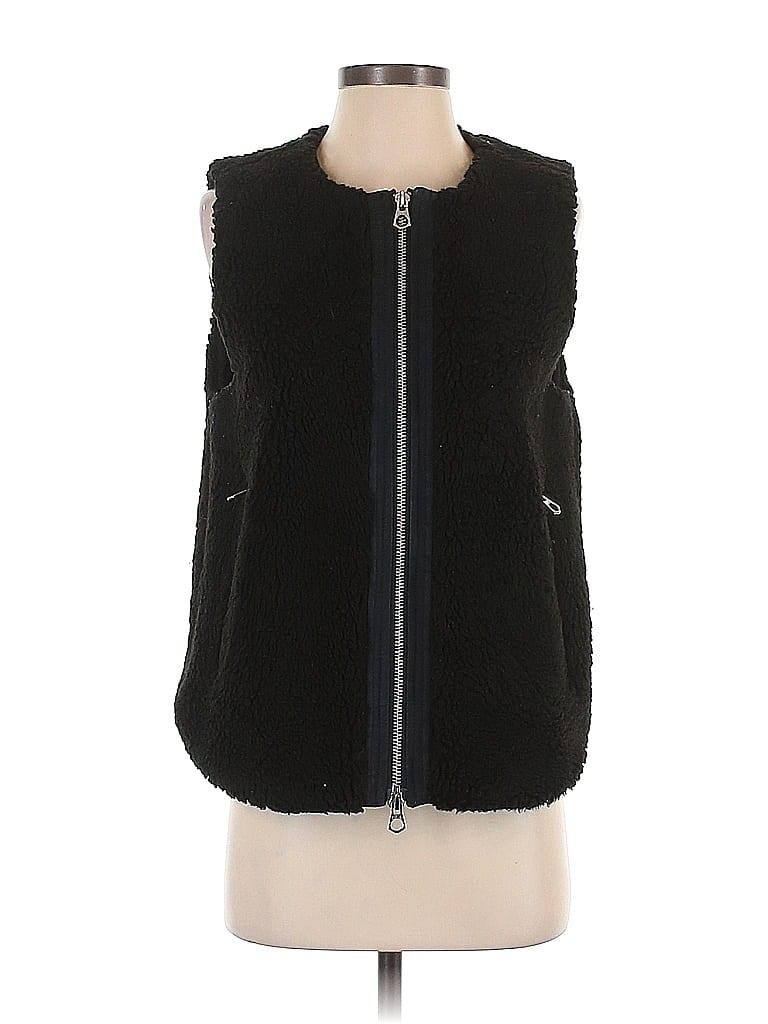 Madewell Black Faux Fur Vest Size S - photo 1