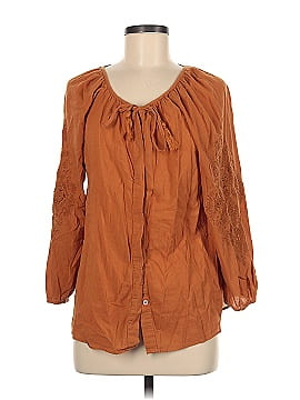 Massimo Dutti Long Sleeve Button-Down Shirt (view 1)