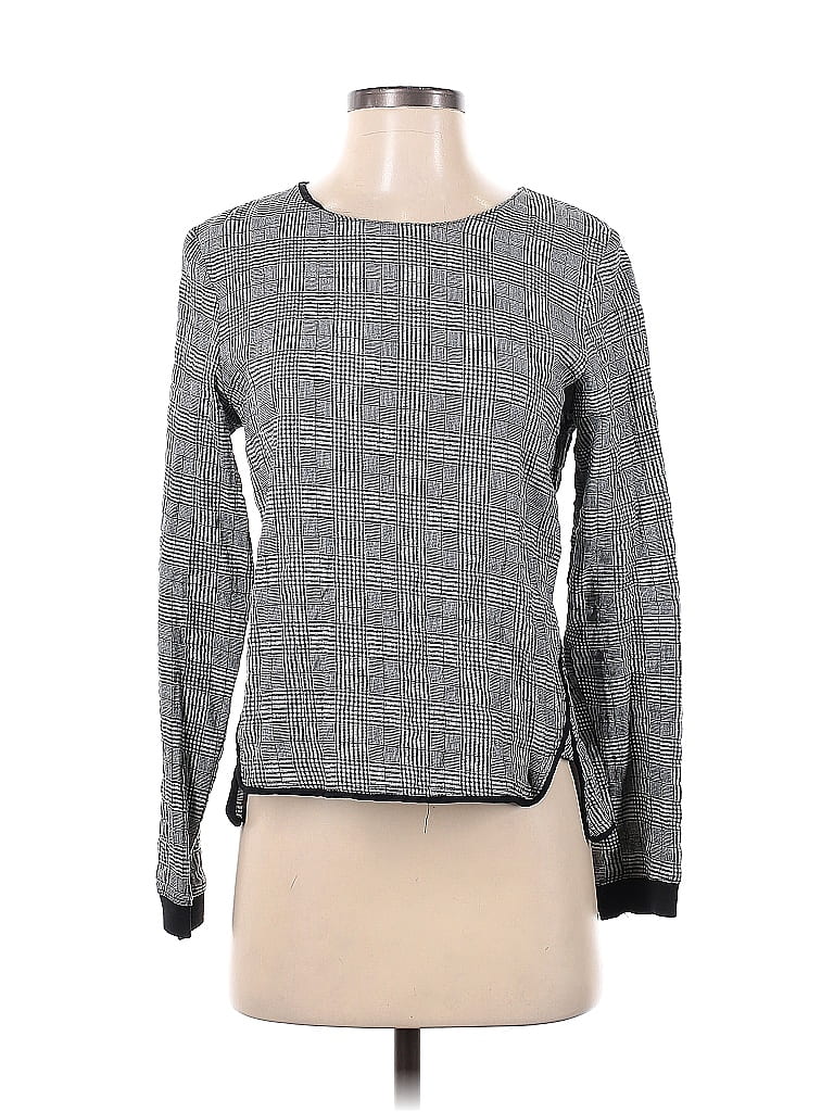 Zara Basic Gray Long Sleeve Top Size S 47 off thredUP