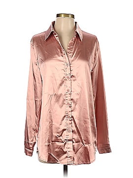 PrettyLittleThing Long Sleeve Button-Down Shirt (view 1)