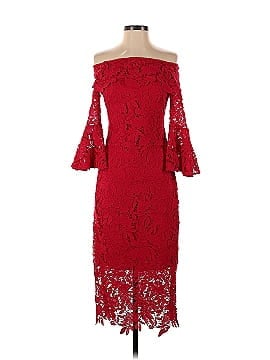 Shoshanna Red Harrison Dress (view 1)