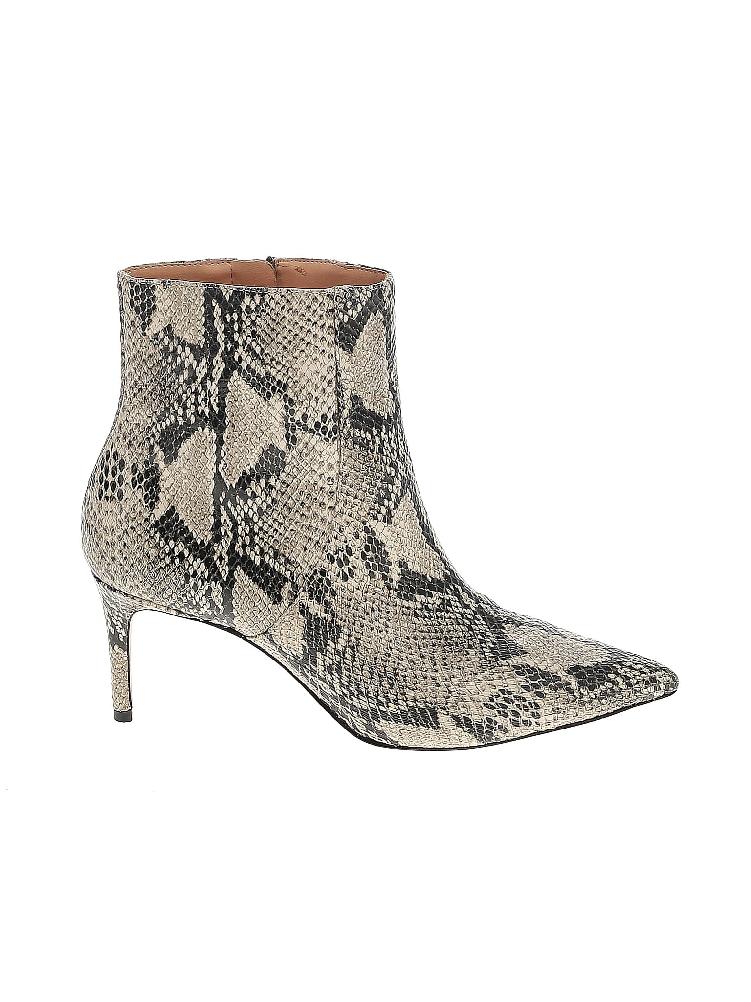 Schutz Snake Print Multi Color Gray Ankle Boots Size 9 1/2 - 76% off ...