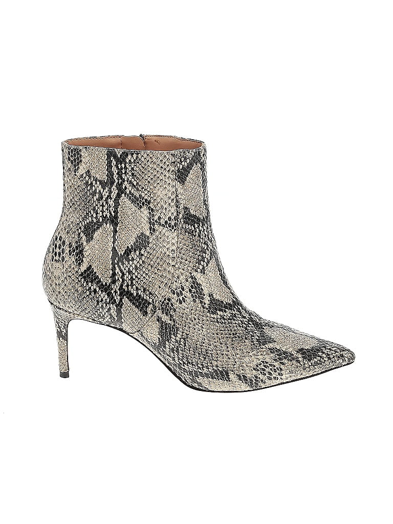 Schutz Snake Print Multi Color Gray Ankle Boots Size 9 1/2 - 76% off ...