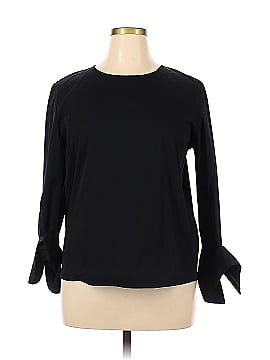 Pure Navy Long Sleeve Blouse (view 1)