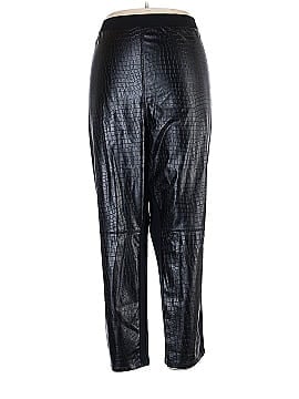 Brylane Woman Collection Faux Leather Pants (view 1)