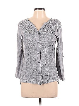 Solitaire Long Sleeve Button-Down Shirt (view 1)