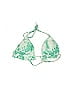 Unbranded Graphic Tropical Green Swimsuit Top Size S - photo 1