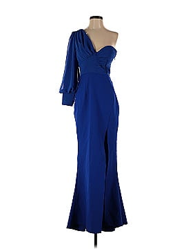 Elle Zeitoune Charles One Shoulder Gown (view 1)
