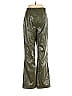 Shein 100% Polyester Green Faux Leather Pants Size S - photo 2