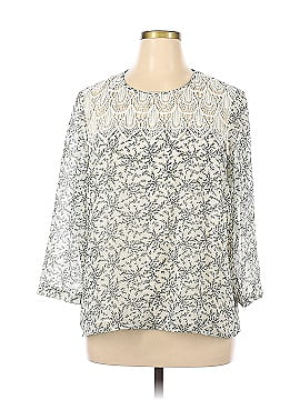 Pale Sky Long Sleeve Blouse (view 1)