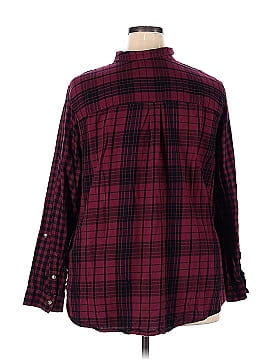 New Directions Long Sleeve Button-Down Shirt (view 2)