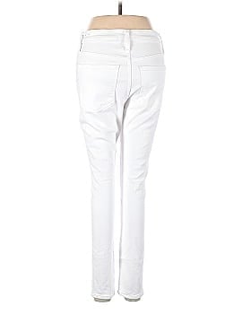 Madewell Petite 10" High-Rise Skinny Jeans in Pure White (view 2)