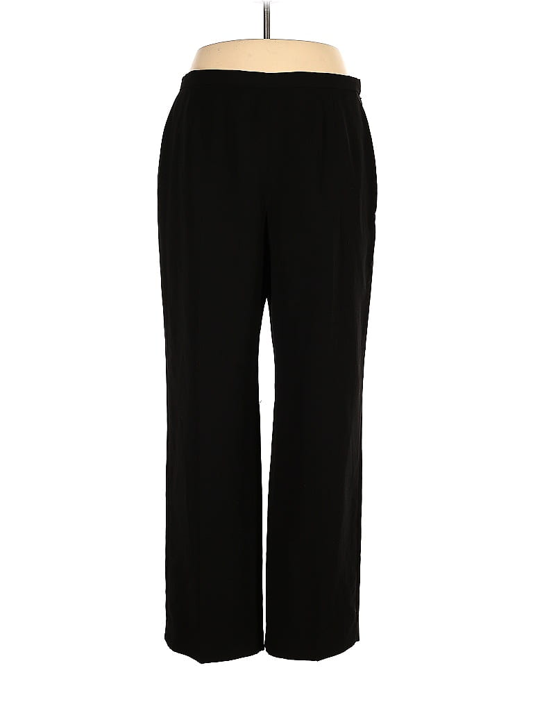 Jones Wear 100% Polyester Black Casual Pants Size 16 - 49% off | thredUP