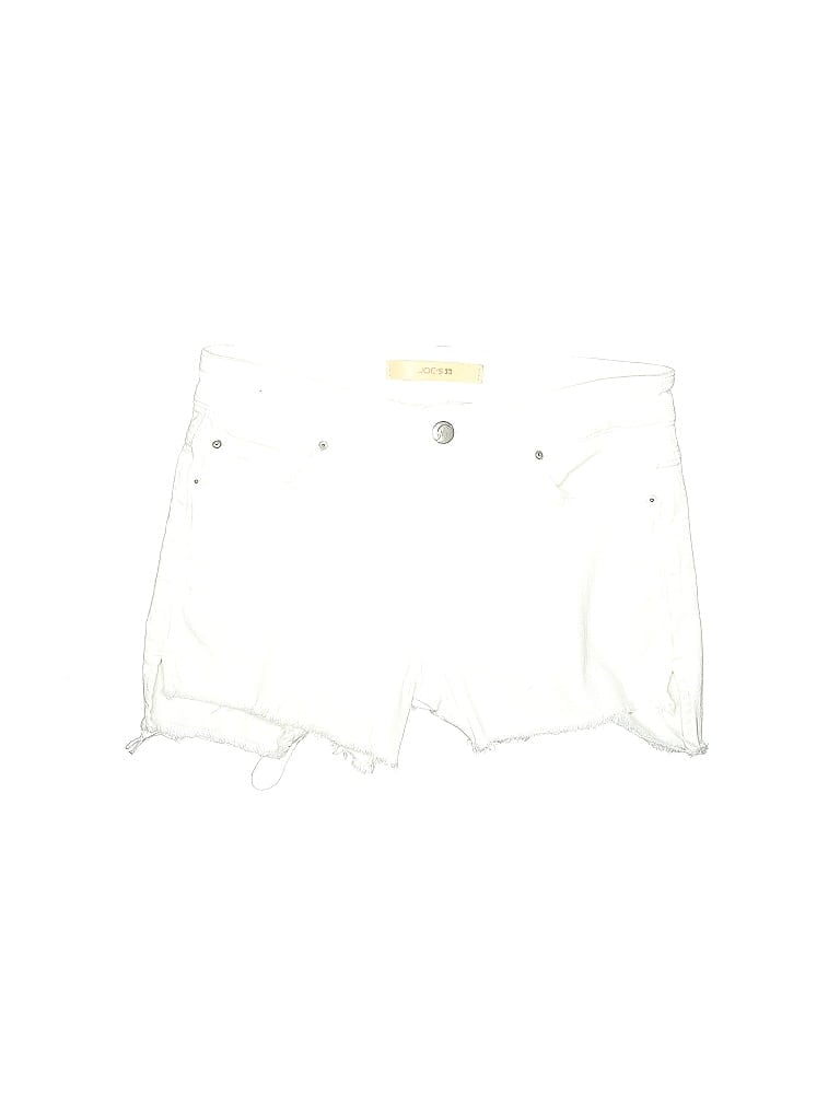 Joe's Jeans White Denim Shorts 25 Waist - photo 1