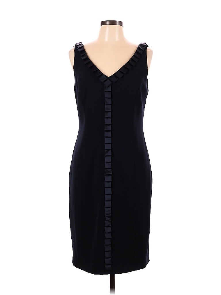 Chetta B Black Casual Dress Size 10 - photo 1