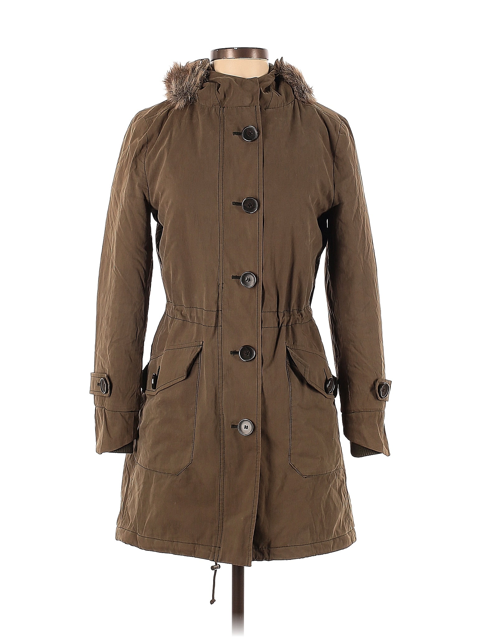 Treasure & Bond Solid Green Brown Coat Size XS 71 off thredUP