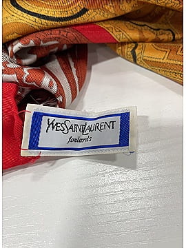 Yves Saint Laurent Patterned Colorful Scarf (view 2)