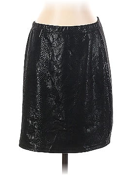 See and Be Seen Faux Leather Skirt (view 1)
