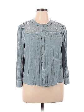 Angels Long Sleeve Button-Down Shirt (view 1)