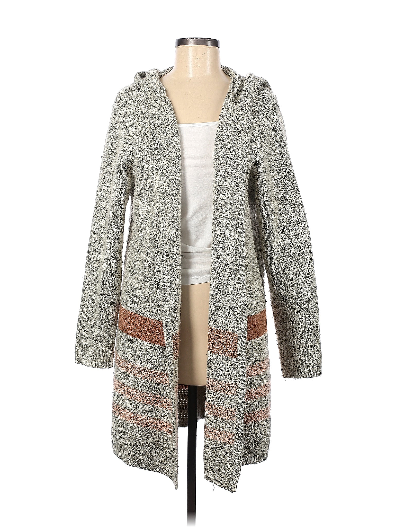 Emory Park Color Block Marled Gray Cardigan Size M - 56% off | thredUP