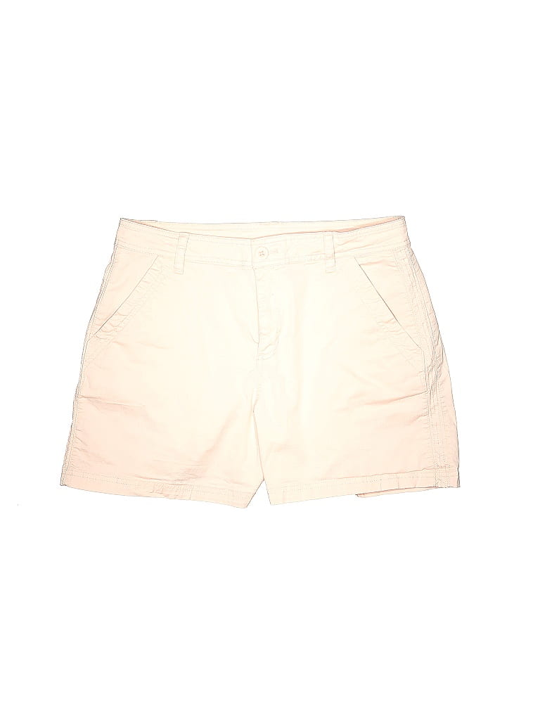 Eddie Bauer Solid Ivory Shorts Size 14 - photo 1