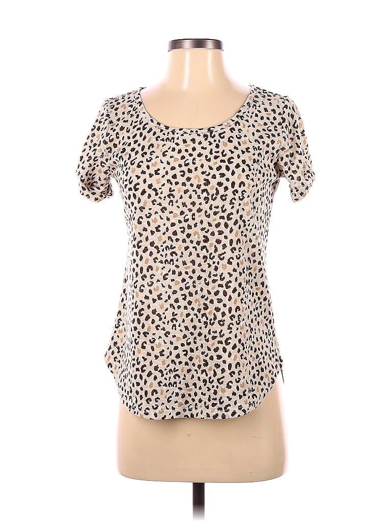 Pre-owned Soho Jeans New York & Company Short Sleeve T-shirt In Brown