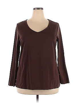 Lane Bryant Outlet Long Sleeve T-Shirt (view 1)