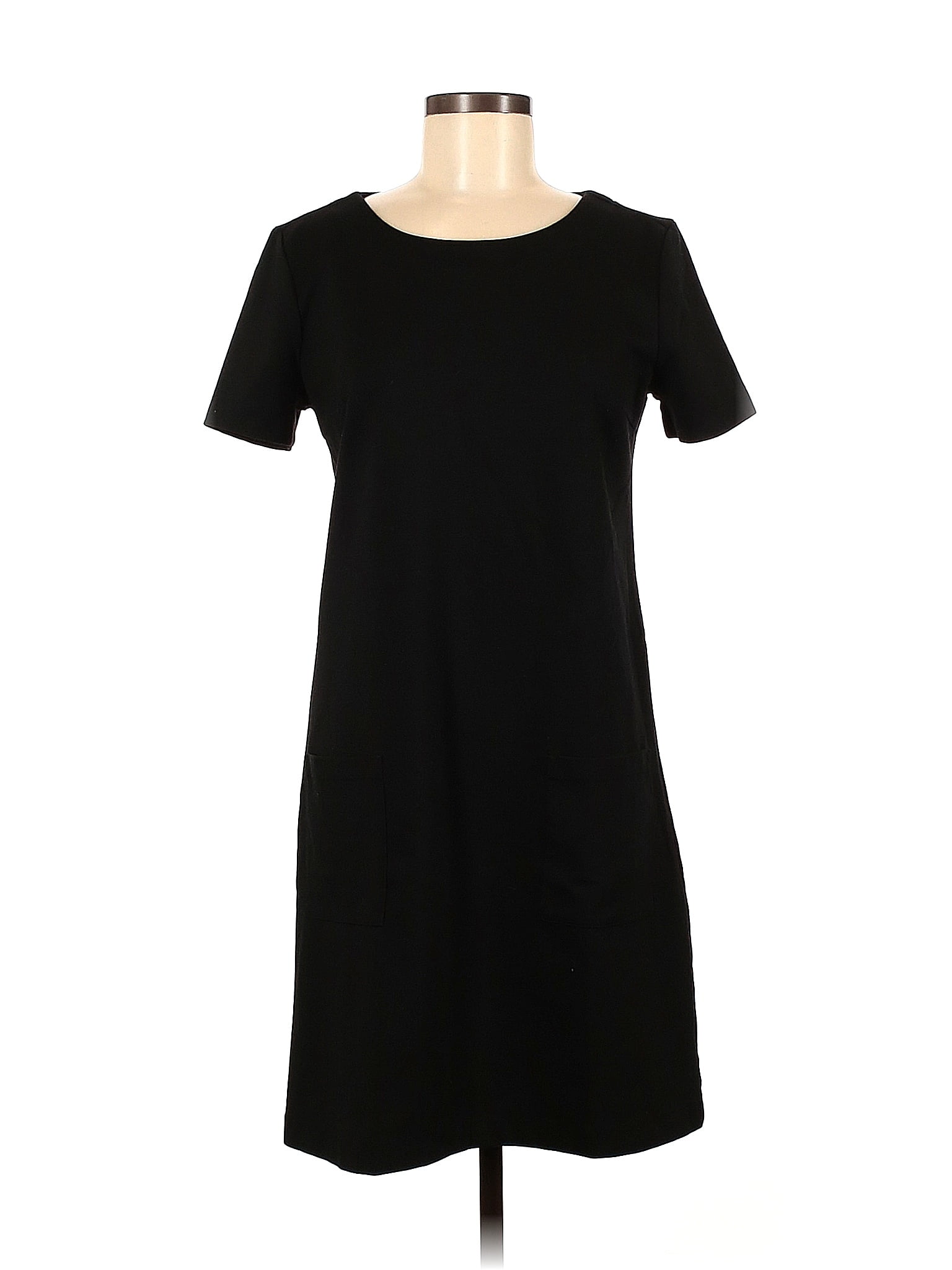 Gap Solid Black Casual Dress Size M 67 Off Thredup