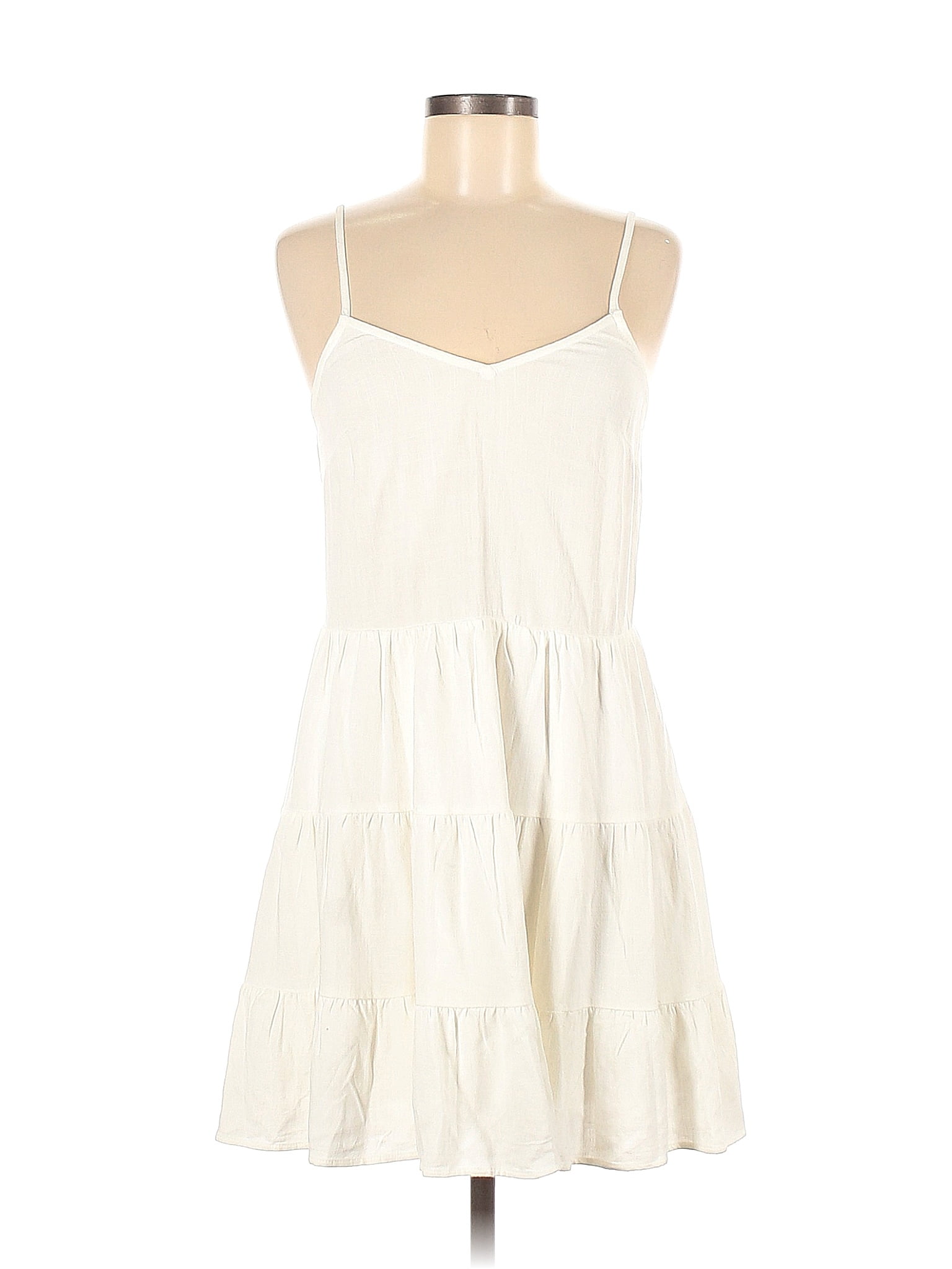 Petal and Pup Solid White Ivory Casual Dress Size 6 56 off thredUP