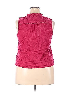 Faherty Sleeveless Button-Down Shirt (view 2)