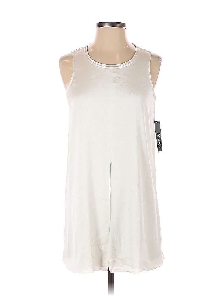 Nic + Zoe 100% Polyester White Ivory Casual Dress Size XS - photo 1