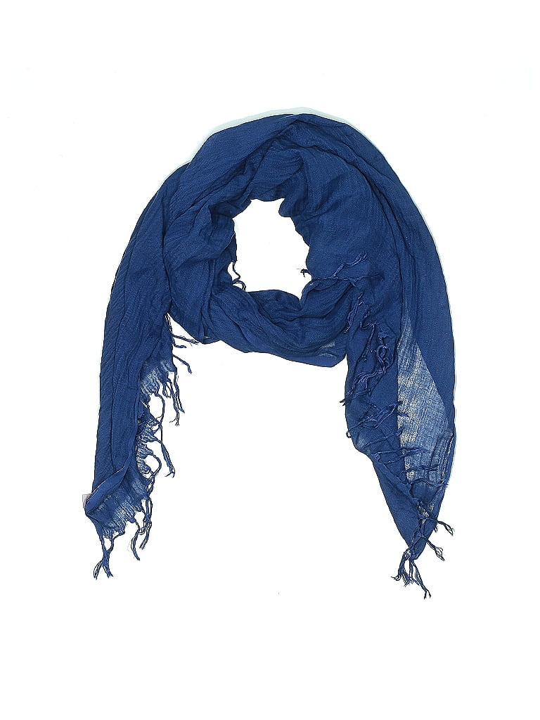 Calypso St. Barth Solid Blue Scarf One Size 75 off thredUP