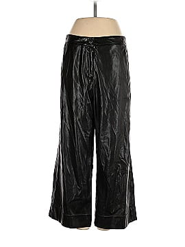 Natori Faux Leather Cropped Pants (view 1)