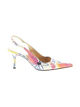 Dolce & Gabbana Snake Print Floral Patterned Heels (view 1)