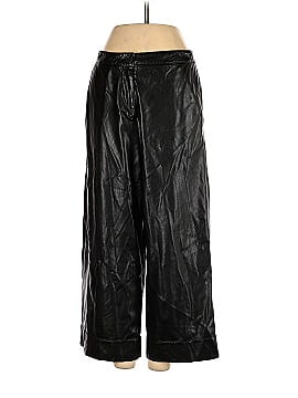 Natori Faux Leather Cropped Pants (view 1)