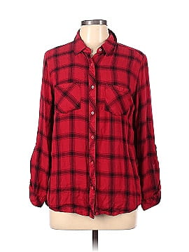 Soho JEANS NEW YORK & COMPANY Long Sleeve Button-Down Shirt (view 1)