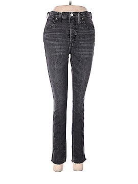 Madewell 10" High-Rise Skinny Jeans in Mosby Wash: Drop-Hem Edition (view 1)