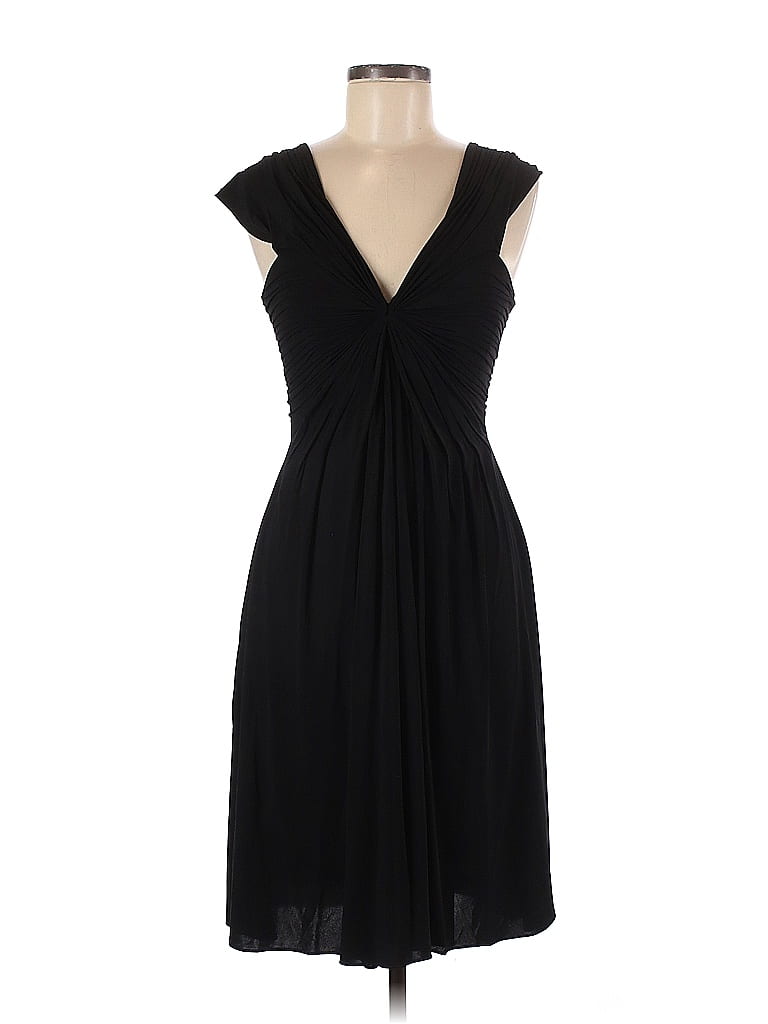 BCBGMAXAZRIA Solid Black Cocktail Dress Size M - 82% off | ThredUp