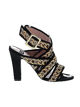 Boutique Moschino Chain Printed Strappy Heels (view 1)