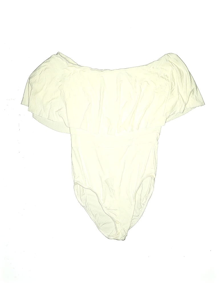 Pre-owned Boohoo Bodysuit In White