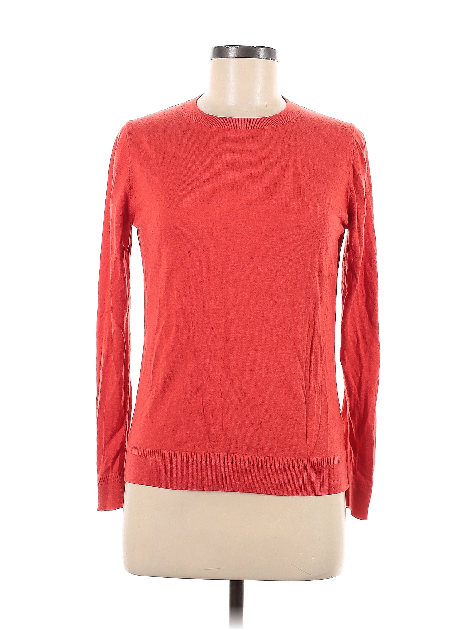 Banana Republic Color Block Solid Red Pullover Sweater Size M - 73% off ...