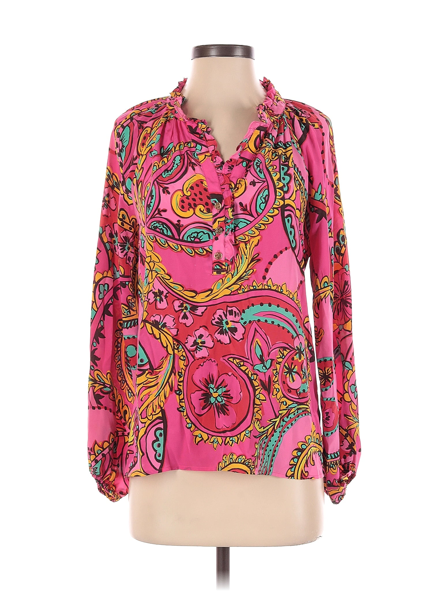 Blouse Long Sleeve By Lilly Pulitzer NWT  Size: Xs main image 1