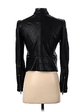 Zara Basic Faux Leather Jacket (view 2)