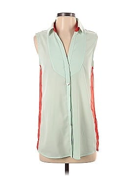 Zoa Sleeveless Button-Down Shirt (view 1)